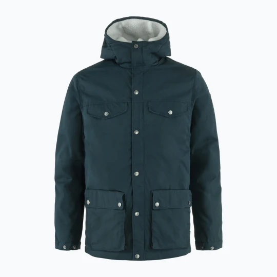 Zdjęcie produktu Kurtka przeciwwiatrowa męska Fjällräven Greenland Winter dark navy Granatowy