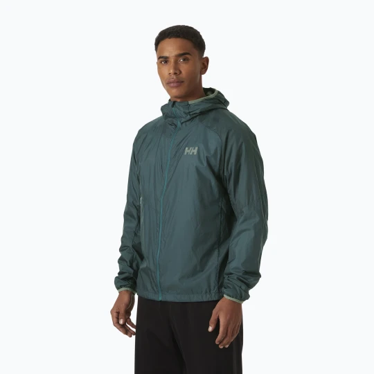 Zdjęcie produktu Kurtka przeciwwiatrowa męska Helly Hansen Rapide Insulator Wind dark creek Zielony