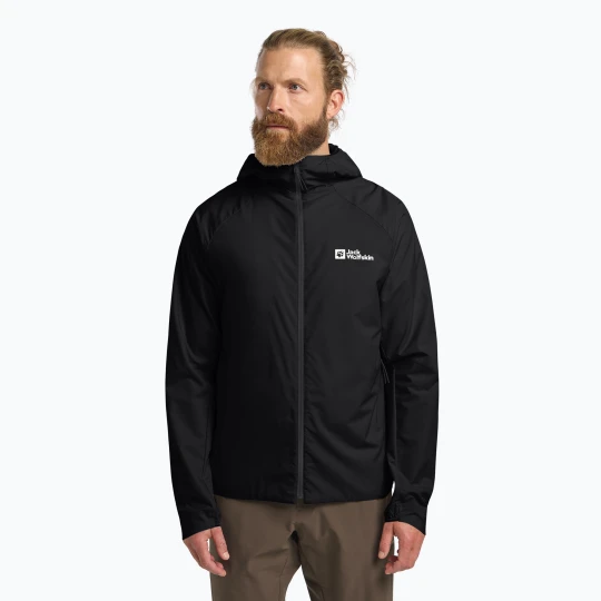 Zdjęcie produktu Kurtka przeciwwiatrowa męska Jack Wolfskin Prelight Octa black