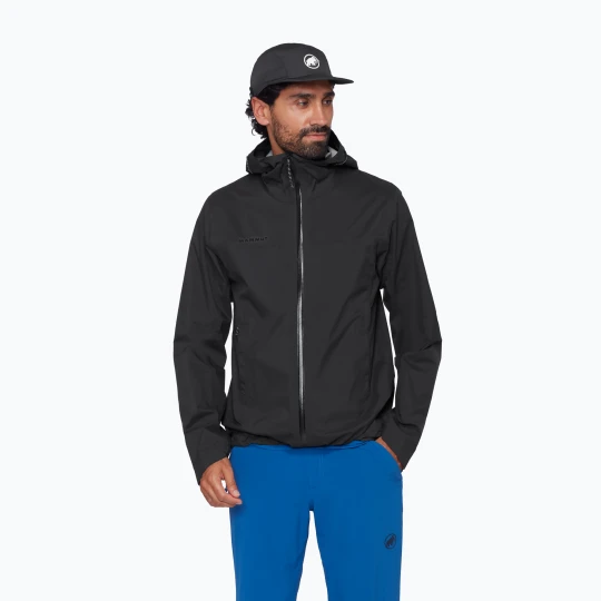 Zdjęcie produktu Kurtka przeciwwiatrowa męska Mammut Ducan HS Hooded black