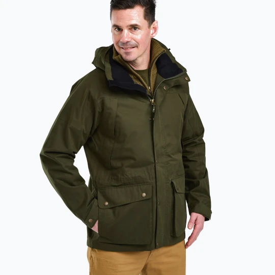Zdjęcie produktu Kurtka przeciwwiatrowa męska Pinewood Nydala Classic 2L moss green