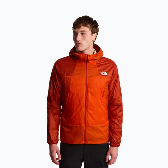 Zdjęcie produktu Kurtka przeciwwiatrowa męska The North Face Ridgelite FF Wind lava red / iron clay Pomarańczowy