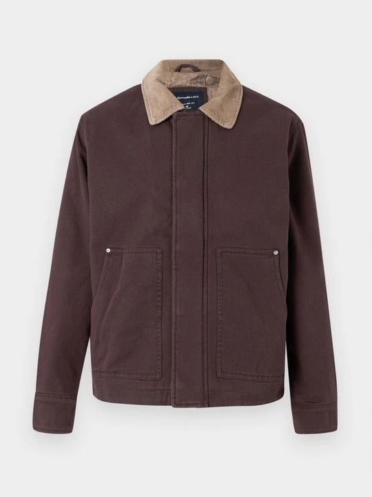 Zdjęcie produktu Kurtka przejściowa Abercrombie & Fitch ciemnoliliowy
