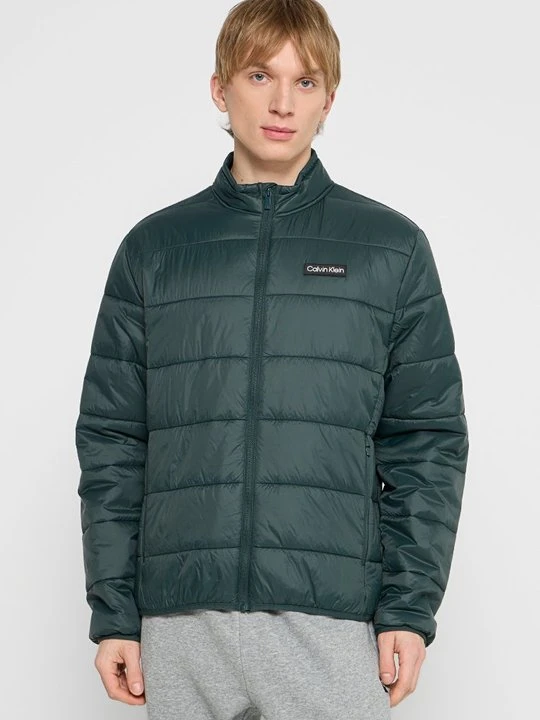 Zdjęcie produktu Kurtka przejściowa Calvin Klein zieleń butelkowa