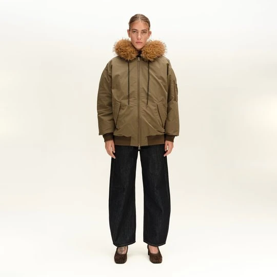 Zdjęcie produktu Kurtka puchowa bomber khaki BIMBA Y LOLA