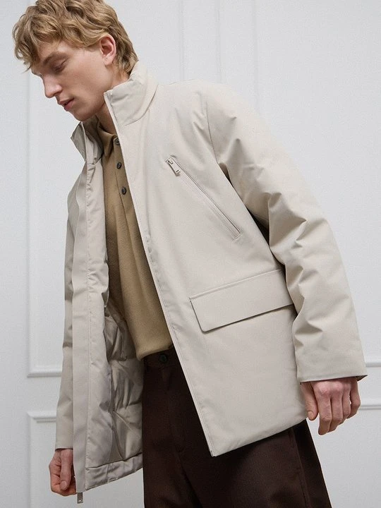 Zdjęcie produktu Kurtka puchowa Calvin Klein beżowy