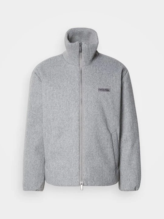 Zdjęcie produktu Kurtka puchowa Calvin Klein jasnoszary melanż