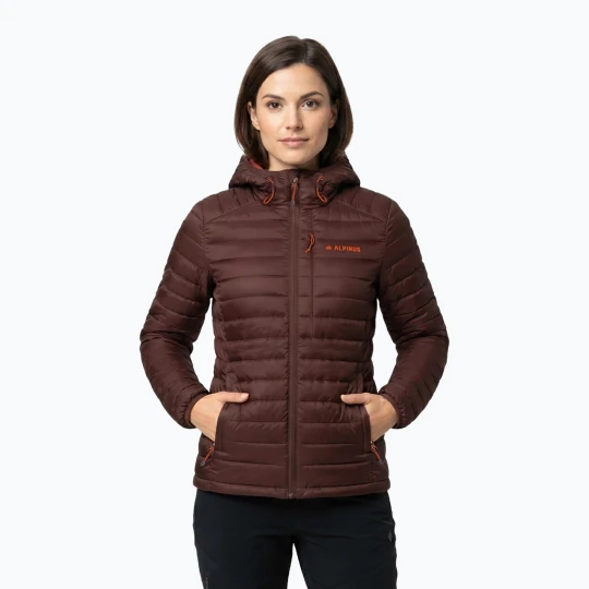 Zdjęcie produktu Kurtka puchowa damska Alpinus Kiruna brown