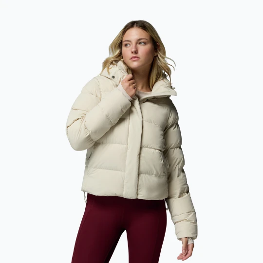 Zdjęcie produktu Kurtka puchowa damska Columbia Amaze Puff Hooded dark stone Beżowy