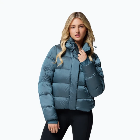 Zdjęcie produktu Kurtka puchowa damska Columbia Amaze Puff Hooded everblue high shine