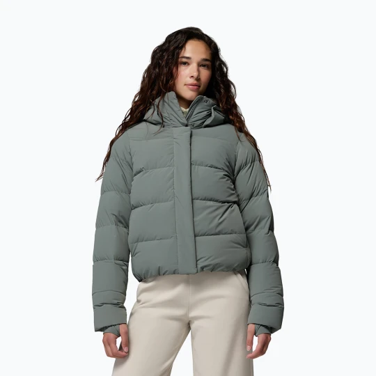 Zdjęcie produktu Kurtka puchowa damska Columbia Amaze Puff Hooded Sedona Sage Szary