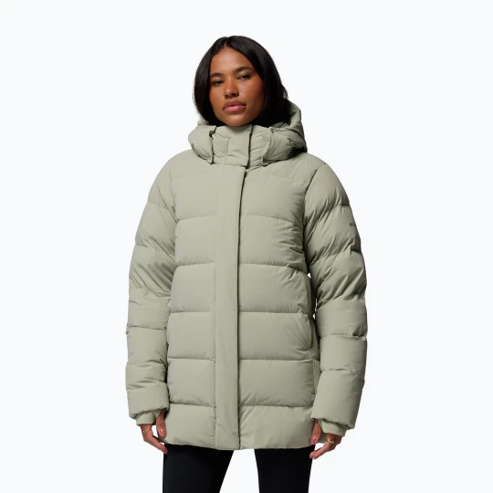 Zdjęcie produktu Kurtka puchowa damska Columbia Amaze Puff Mid Hooded safari Szary