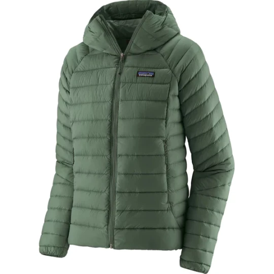 Zdjęcie produktu Kurtka puchowa damska Down Sweater Hoody Patagonia Zielony