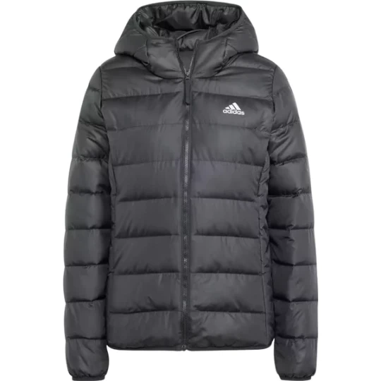 Zdjęcie produktu Kurtka puchowa damska Essentials Light Down Hooded Adidas Czarny