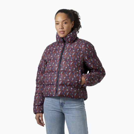 Zdjęcie produktu Kurtka puchowa damska Helly Hansen Jade Puffer navy floral aop
