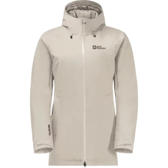 Zdjęcie produktu Kurtka puchowa damska, parka Stirnberg Jack Wolfskin Beżowy