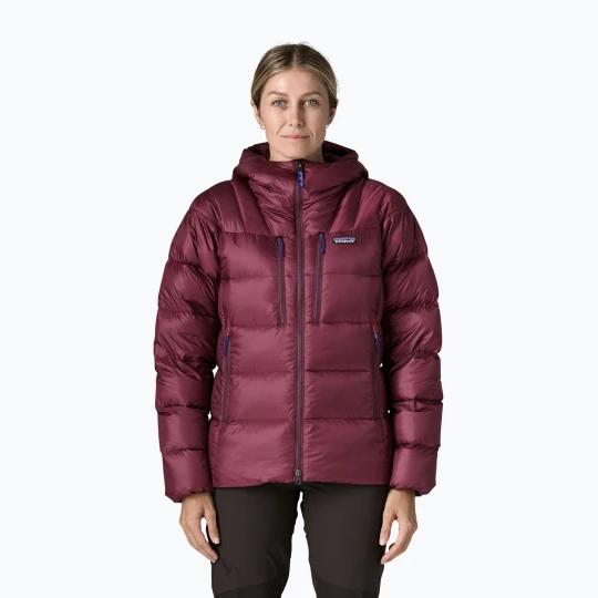 Zdjęcie produktu Kurtka puchowa damska Patagonia Durable Down Hoody berry fig Bordowy