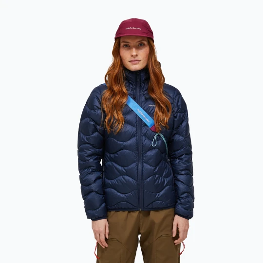Zdjęcie produktu Kurtka puchowa damska Peak Performance Helium Down Hood blue shadow