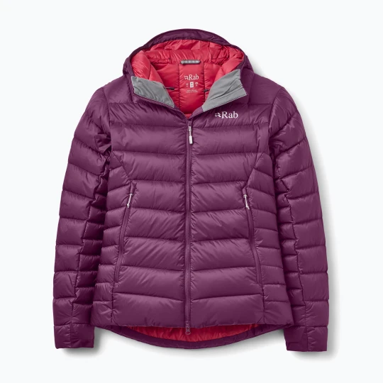 Zdjęcie produktu Kurtka puchowa damska Rab Electron Pro Hoody mulberry Różowy