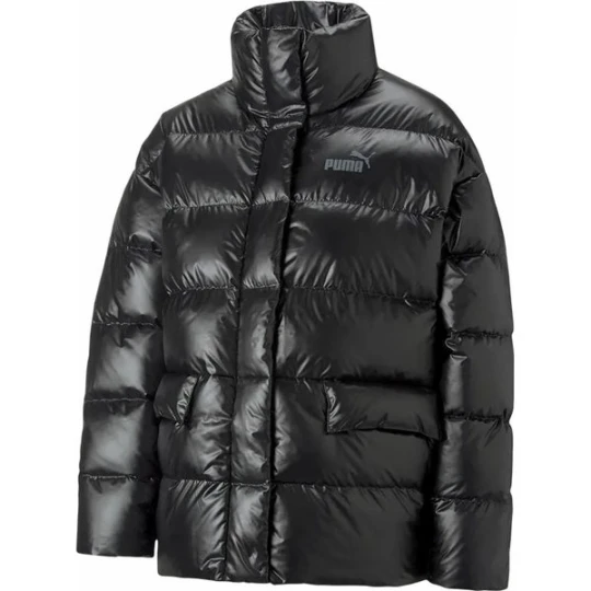 Zdjęcie produktu Kurtka puchowa damska Style Down Shiny Puffer Puma Czarny