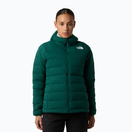 Zdjęcie produktu Kurtka puchowa damska The North Face Abseil Stretch Down Hoodie hunter green