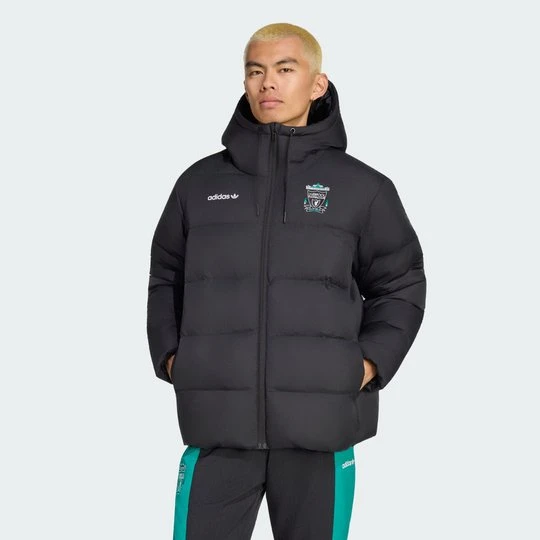 Zdjęcie produktu Kurtka puchowa EQT Liverpool FC Adidas czarny