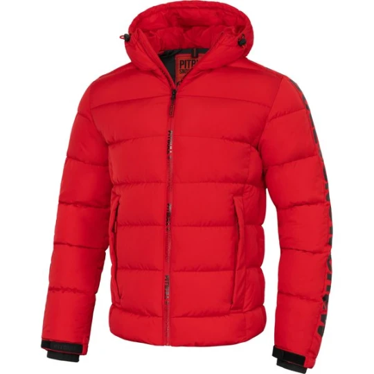 Zdjęcie produktu Kurtka puchowa męska Airway 4 Padded Hooded Pitbull West Coast Czerwony