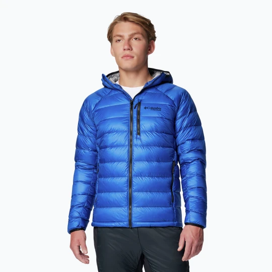 Zdjęcie produktu Kurtka puchowa męska Columbia Arctic Crest Down Hooded mountain blue