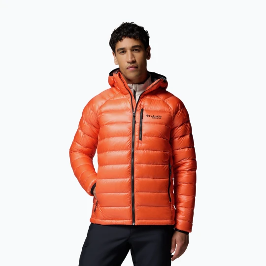 Zdjęcie produktu Kurtka puchowa męska Columbia Arctic Crest Down Hooded zing Pomarańczowy