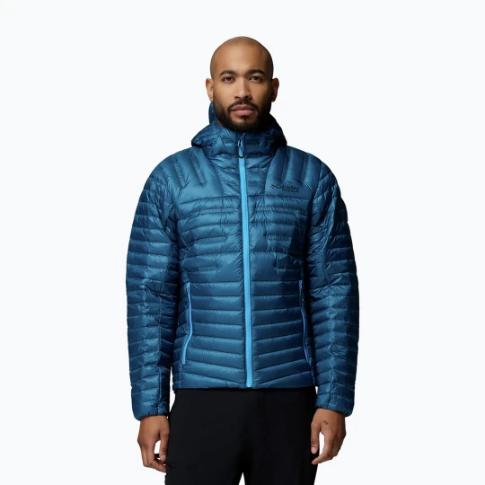 Zdjęcie produktu Kurtka puchowa męska Columbia Endevour Mountain Down Hooded phoenix blue