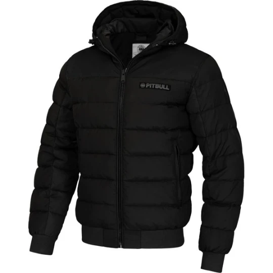 Zdjęcie produktu Kurtka puchowa męska Dillon Quilted Hooded Jacket Pitbull West Coast Czarny