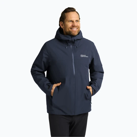 Zdjęcie produktu Kurtka ocieplana męska Jack Wolfskin Wisper Ins midnight sky / dark navy Granatowy
