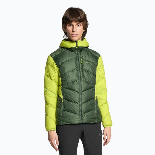 Zdjęcie produktu Kurtka puchowa męska La Sportiva Bivouac Down forest/lime punch Zielony
