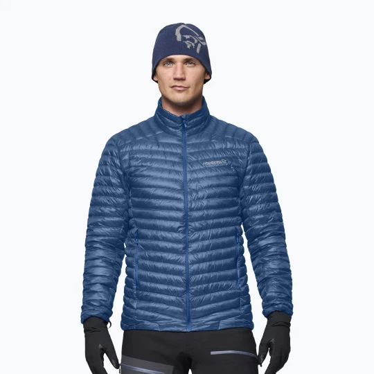 Zdjęcie produktu Kurtka puchowa męska NORRONA Trollveggen Down800 Super Light dark blue Norrøna