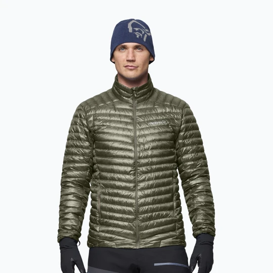 Zdjęcie produktu Kurtka puchowa męska Norrona Trollveggen Down800 Super Light Deep Lichen Green Norrøna