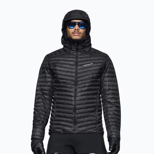 Zdjęcie produktu Kurtka puchowa męska Norrona Trollveggen Down800 Super Light Hood Caviar Black Norrøna