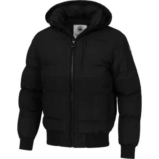 Zdjęcie produktu Kurtka puchowa męska Patton Quilted Hooded Jacket Pitbull West Coast Czarny