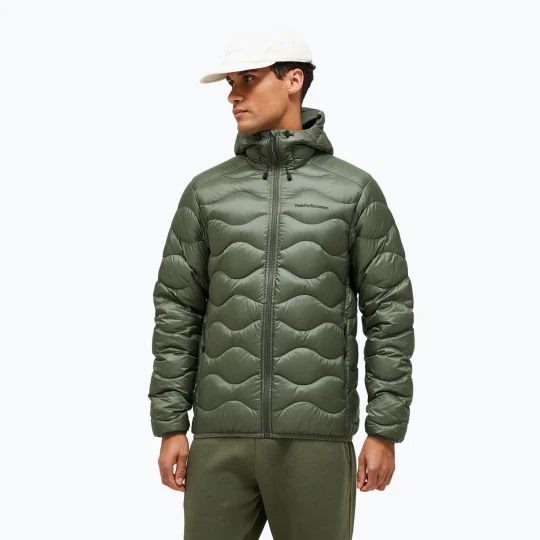 Zdjęcie produktu Kurtka puchowa męska Peak Performance Helium Down Hood pine needle Zielony