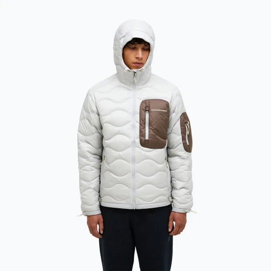 Zdjęcie produktu Kurtka puchowa męska Peak Performance Helium Utility Down Hood Antarctica / Desert Terrain Niebieski