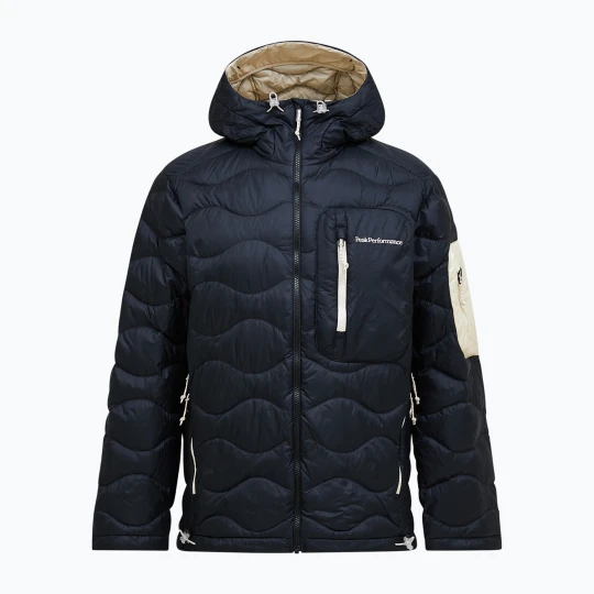 Zdjęcie produktu Kurtka puchowa męska Peak Performance Helium Utility Down Hood black / sand fog