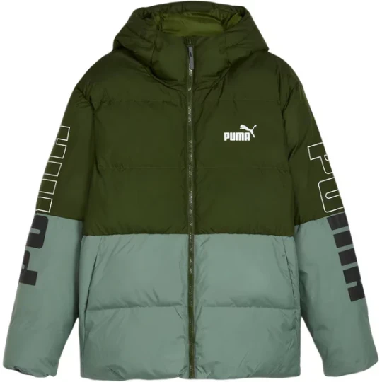 Zdjęcie produktu Kurtka puchowa męska Power Hooded Puma Zielony