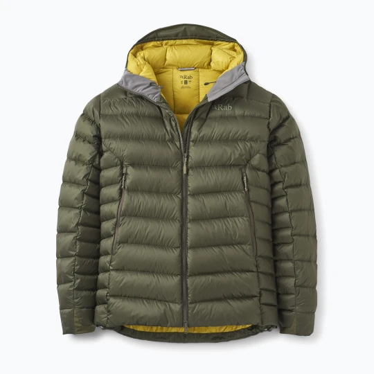 Zdjęcie produktu Kurtka puchowa męska Rab Electron Pro Hoody army Zielony
