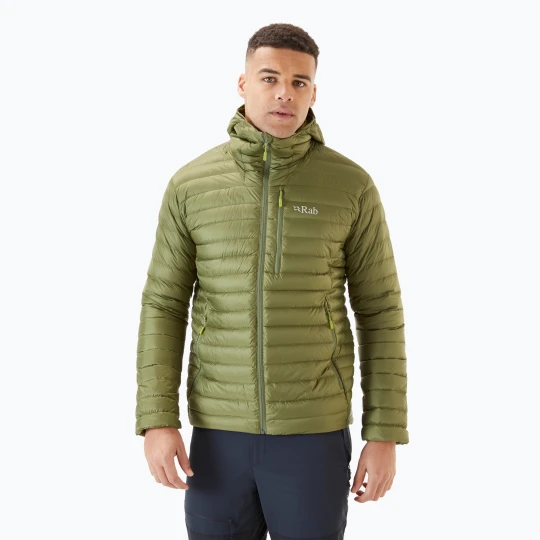 Zdjęcie produktu Kurtka puchowa męska Rab Microlight Alpine chlorite green
