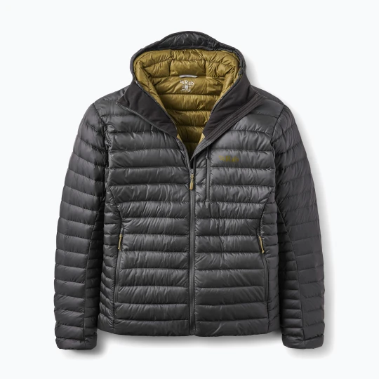 Zdjęcie produktu Kurtka puchowa męska Rab Microlight Alpine Hoody anthracite Szary