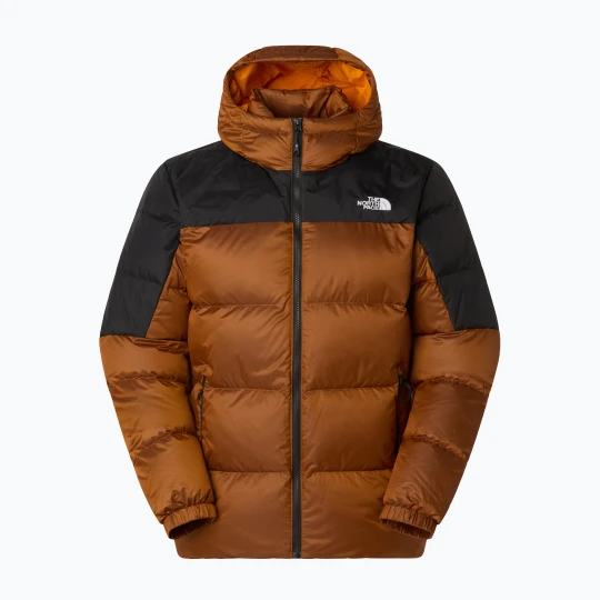 Zdjęcie produktu Kurtka puchowa męska The North Face Diablo Down 2.0 Hoodie mushroom ember / black heather / recycled Brązowy