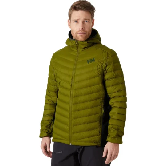 Zdjęcie produktu Kurtka puchowa męska Verglas Hooded Down Hybrid Insulator Helly Hansen Zielony