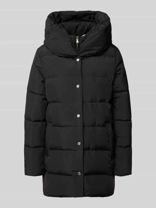 Zdjęcie produktu kurtka puchowa o kroju regular fit z kapturem Lauren Ralph Lauren Czarny