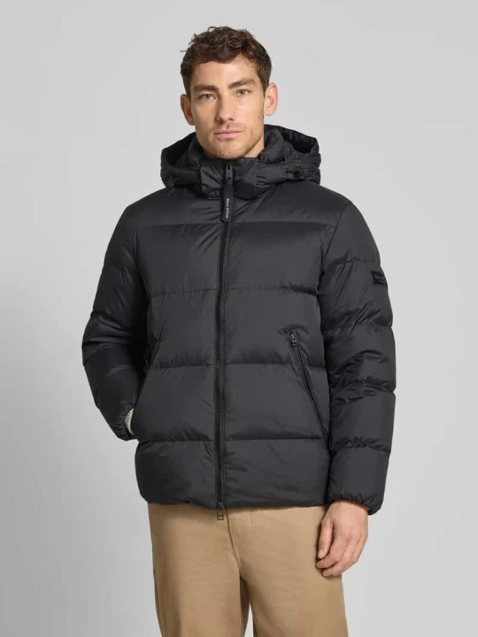 Zdjęcie produktu Kurtka puchowa o kroju regular fit z kapturem model ‘PUFFA’ Marc O'Polo Czarny