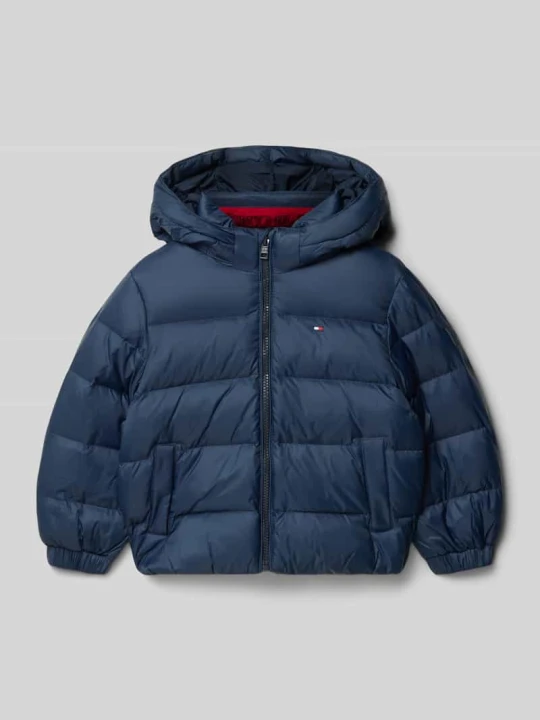 Zdjęcie produktu Kurtka puchowa o kroju regular fit z pikowaniem Tommy Hilfiger Granatowy