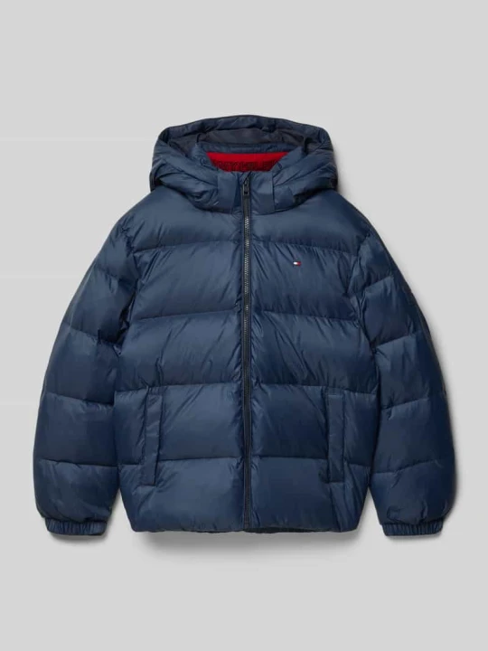 Zdjęcie produktu Kurtka puchowa o kroju regular fit z pikowaniem Tommy Hilfiger Granatowy